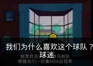 我们为什么喜欢这个球队?_马刺_福克斯_球迷